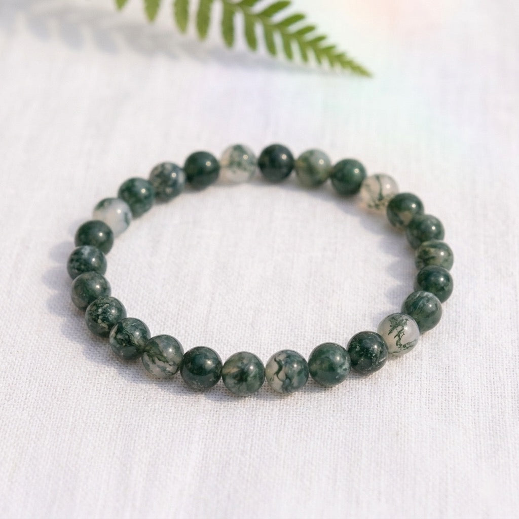 Moss Agate Bracelet-0