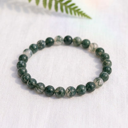 Moss Agate Bracelet-0