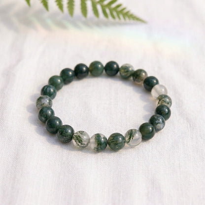 Moss Agate Bracelet-3