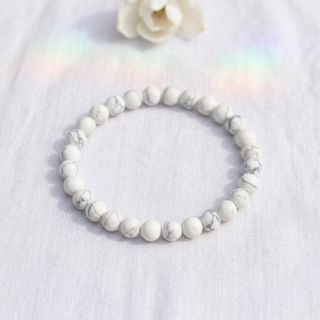 Howlite bracelet-0